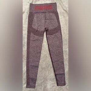 Gymshark SET Maroon Leggings and bra